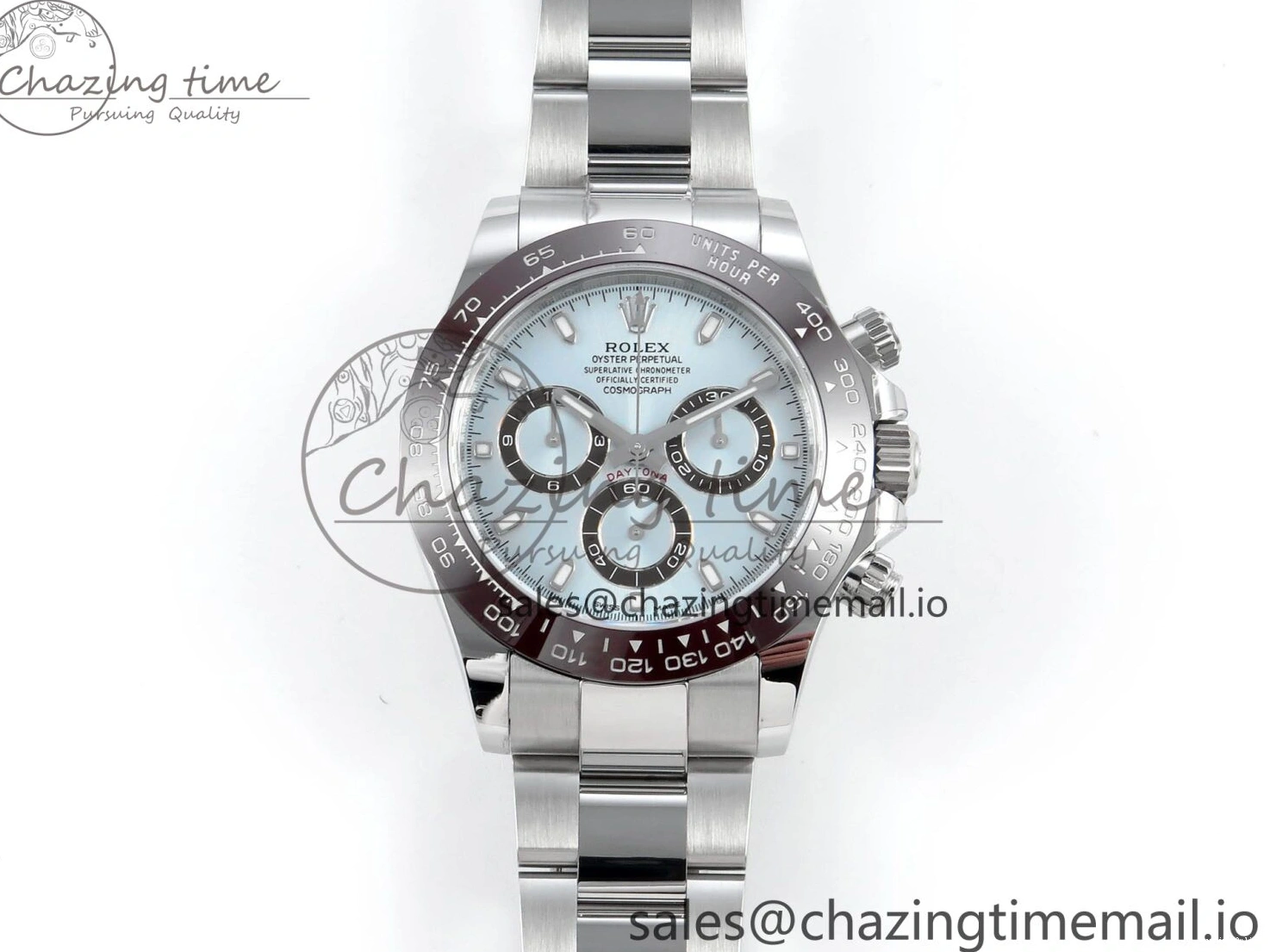 0511 Daytona 116506 VSF 1:1 Best Edition Ice Blue Dial Steel 904L on SS Bracelet DD ZipUp 743